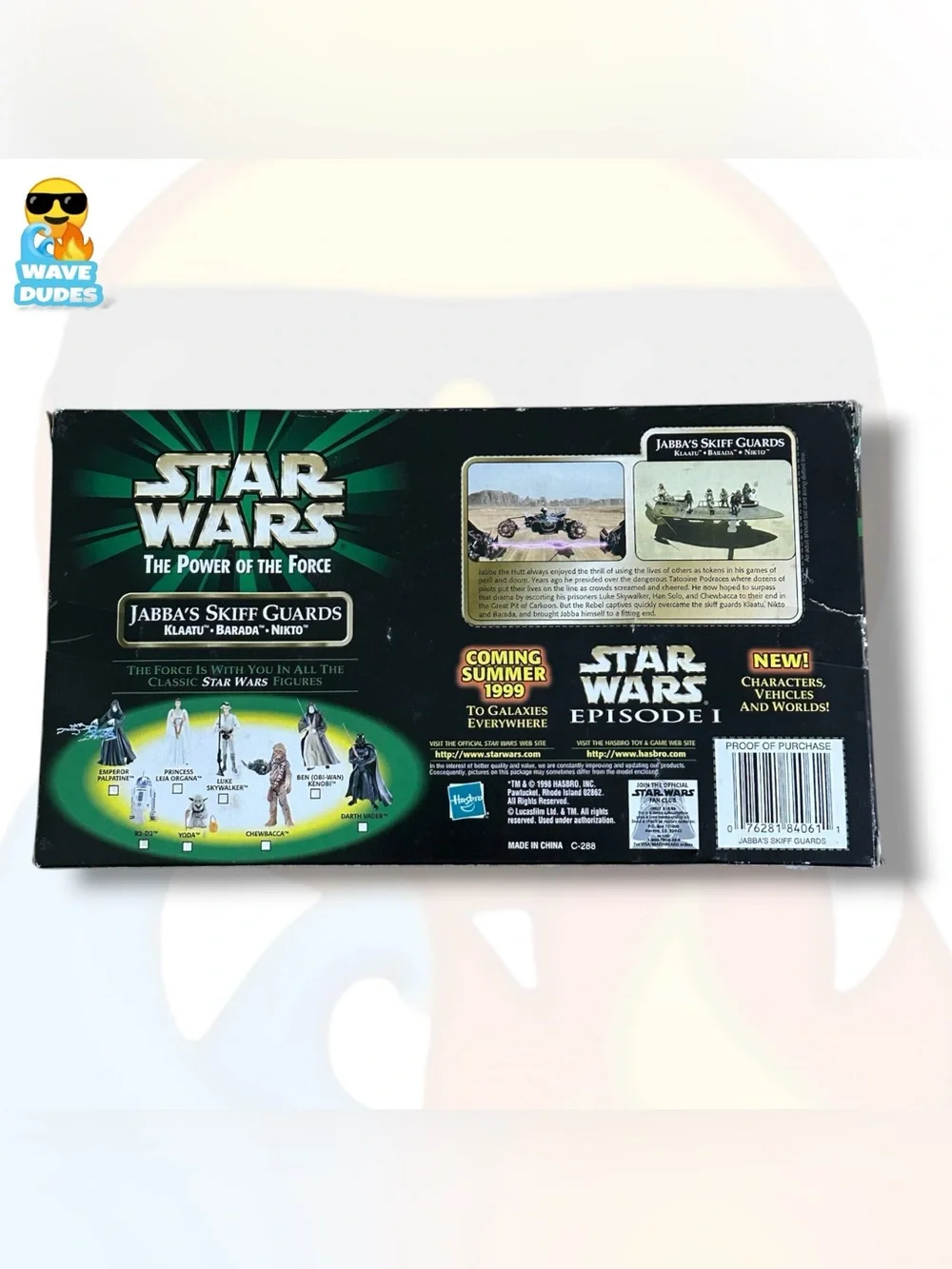 Star Wars: The Power Of The Force Jabba’s Skiff Guards Action Figure Set